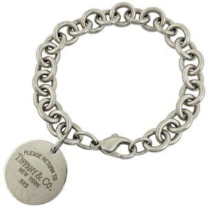 Tiffany & Co Return Toe Bracelet Round Tag Bracelet